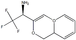 1-(2H,3H-BENZO[3,4-E]1,4-DIOXIN-6-YL)(1S)-2,2,2-TRIFLUOROETHYLAMINE Struktur