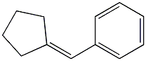 CYCLOPENTYLIDENEPHENYLMETHANE Struktur