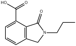 3-OXO-2-PROPYL-2,3-DIHYDRO-1H-ISOINDOLE-4-CARBOXYLIC ACID Struktur