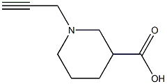 1-PROP-2-YNYLPIPERIDINE-3-CARBOXYLIC ACID Struktur