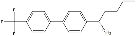 (1S)-1-(4-[4-(TRIFLUOROMETHYL)PHENYL]PHENYL)PENTYLAMINE Struktur