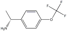 (1R)-1-[4-(TRIFLUOROMETHOXY)PHENYL]ETHYLAMINE Struktur