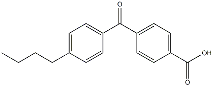 4-(4-N-BUTYLBENZOYL)BENZOIC ACID Struktur