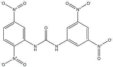 N-(3,5-DINITROPHENYL)-N'-(2,5-DINITROPHENYL)-UREA Struktur