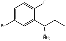 (1S)-1-(5-BROMO-2-FLUOROPHENYL)PROPYLAMINE Struktur