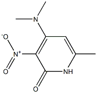 4-(DIMETHYLAMINO)-6-METHYL-3-NITROPYRIDIN-2(1H)-ONE Struktur