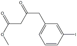 4-(3-IODO-PHENYL)-3-OXO-BUTYRIC ACID METHYL ESTER Struktur