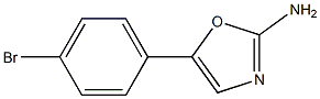 5-(4-BROMO-PHENYL)-OXAZOL-2-YLAMINE Struktur