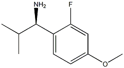 (1R)-1-(2-FLUORO-4-METHOXYPHENYL)-2-METHYLPROPYLAMINE Struktur