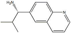 (1S)-2-METHYL-1-(6-QUINOLYL)PROPYLAMINE Struktur