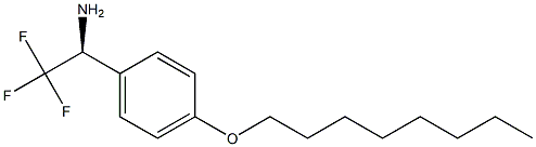 (1S)-2,2,2-TRIFLUORO-1-(4-OCTYLOXYPHENYL)ETHYLAMINE Struktur