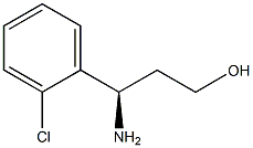 (R)-3-AMINO-3-(2-CHLORO-PHENYL)-PROPAN-1-OL Struktur