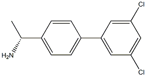 (1R)-1-[4-(3,5-DICHLOROPHENYL)PHENYL]ETHYLAMINE Struktur