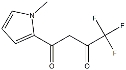 4,4,4-TRIFLUORO-1-(1-METHYLPYRROL-2-YL)BUTANE-1,3-DIONE Struktur