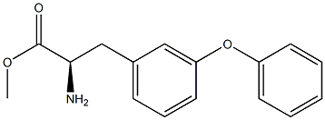 METHYL (2R)-2-AMINO-3-(3-PHENOXYPHENYL)PROPANOATE Struktur