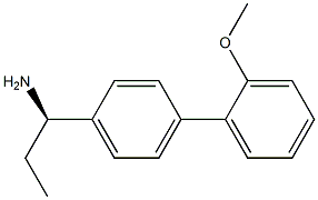 (1R)-1-[4-(2-METHOXYPHENYL)PHENYL]PROPYLAMINE Struktur