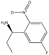 (1R)-1-(5-FLUORO-2-NITROPHENYL)PROPYLAMINE Struktur