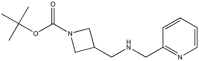 1-BOC-3-([(PYRIDIN-2-YLMETHYL)-AMINO]-METHYL)-AZETIDINE Struktur