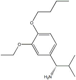 (1S)-1-(4-BUTOXY-3-ETHOXYPHENYL)-2-METHYLPROPYLAMINE Struktur