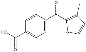 4-(3-METHYL-2-THENOYL)BENZOIC ACID Struktur