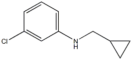 (1S)(3-CHLOROPHENYL)CYCLOPROPYLMETHYLAMINE Struktur