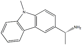 (1R)-1-(9-METHYLCARBAZOL-3-YL)ETHYLAMINE Struktur