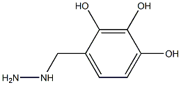 2,3,4-TRIHYDROXYBENZYLHYDRAZINE Struktur