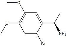 (1R)-1-(2-BROMO-4,5-DIMETHOXYPHENYL)ETHYLAMINE Struktur