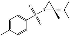 S-2-ISOPROPYL-2-METHYL-1-(TOLUENE-4-SULFONYL)-AZIRIDINE Struktur