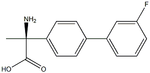 (2S)-2-AMINO-2-[4-(3-FLUOROPHENYL)PHENYL]PROPANOIC ACID Struktur