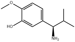 5-((1R)-1-AMINO-2-METHYLPROPYL)-2-METHOXYPHENOL Struktur