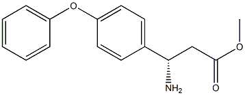 METHYL (3S)-3-AMINO-3-(4-PHENOXYPHENYL)PROPANOATE Struktur