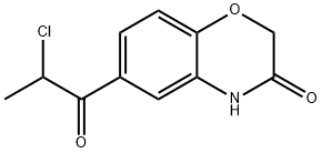 6-(2-CHLORO-PROPIONYL)-4H-BENZO[1,4]OXAZIN-3-ONE Struktur