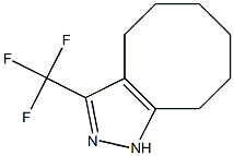 3-TRIFLUOROMETHYL-4,5-(HEXAMETHYLENE)PYRAZOLE Struktur