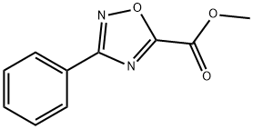 METHYL 3-PHENYL-1,2,4-OXADIAZOLE-5-CARBOXYLATE Struktur