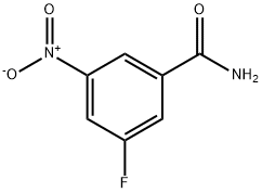 3-FLUORO-5-NITROBENZAMIDE Struktur