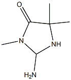 2-AMINO-3,5,5-TRIMETHYL-IMIDAZOLIDIN-4-ONE Struktur