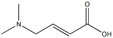 4-DIMETHYLAMINOCROTONIC ACID Struktur