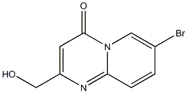 7-BROMO-2-(HYDROXYMETHYL)-4H-PYRIDO[1,2-A]PYRIMIDIN-4-ONE Struktur