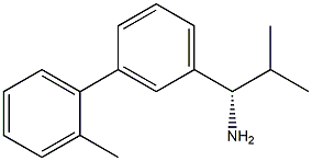 (1S)-2-METHYL-1-[3-(2-METHYLPHENYL)PHENYL]PROPYLAMINE Struktur