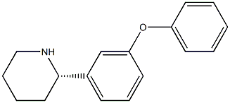 (S)-2-(3-PHENOXYPHENYL)PIPERIDINE Struktur