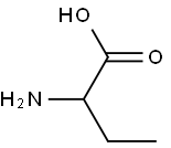 L-2-AMINOBUTYRIC ACID, [3H]- Struktur