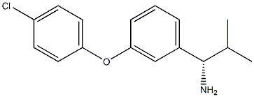 (1S)-1-[3-(4-CHLOROPHENOXY)PHENYL]-2-METHYLPROPYLAMINE Struktur