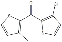 3-CHLORO-2-(3-METHYL-2-THENOYL)THIOPHENE Struktur