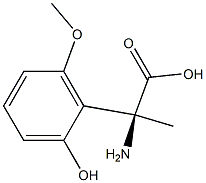 (2S)-2-AMINO-2-(2-HYDROXY-6-METHOXYPHENYL)PROPANOIC ACID Struktur