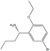 (1S)-1-(5-BROMO-2-ETHOXYPHENYL)BUTYLAMINE Struktur