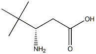 (S)-3-AMINO-4,4-DIMETHYL-PENTANOIC ACID Struktur