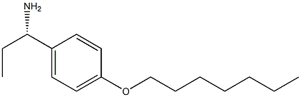 (1S)-1-(4-HEPTYLOXYPHENYL)PROPYLAMINE Struktur