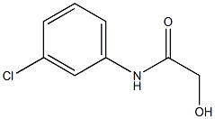 N-(3-CHLOROPHENYL)-2-HYDROXYACETAMIDE Struktur