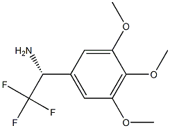 (1R)-2,2,2-TRIFLUORO-1-(3,4,5-TRIMETHOXYPHENYL)ETHYLAMINE Struktur